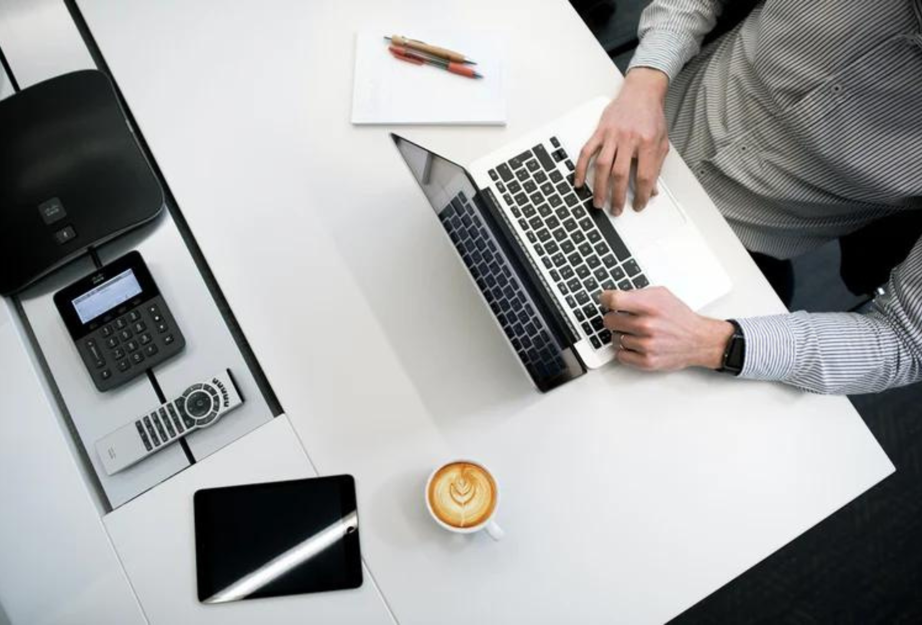 Professional at Desk